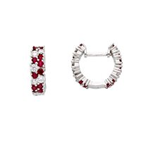 Earrings Gogo Woman Classic in Silver Cubic Zirconia 288565
